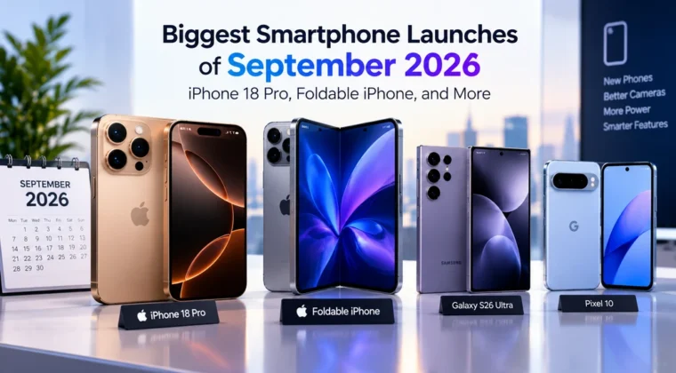Biggest Smartphone Launches of September 2026: iPhone 18 Pro, Foldable iPhone, and More